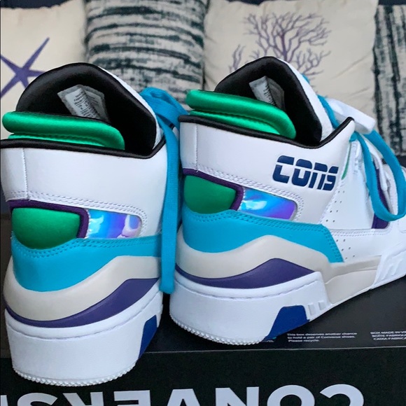 Converse ERX 260 MID Wht/court purple/bold Jade Wm - Picture 9 of 16